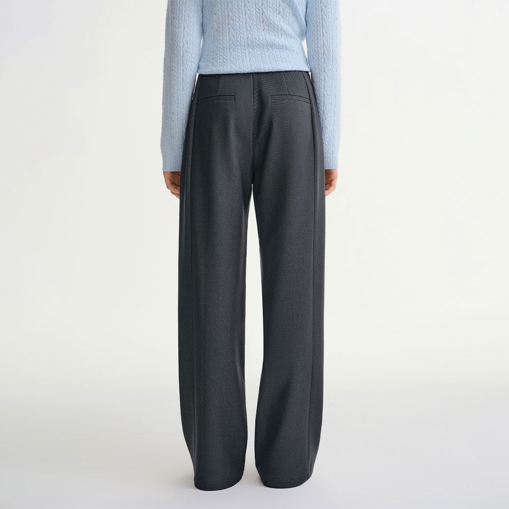 High Waist Flared Trousers