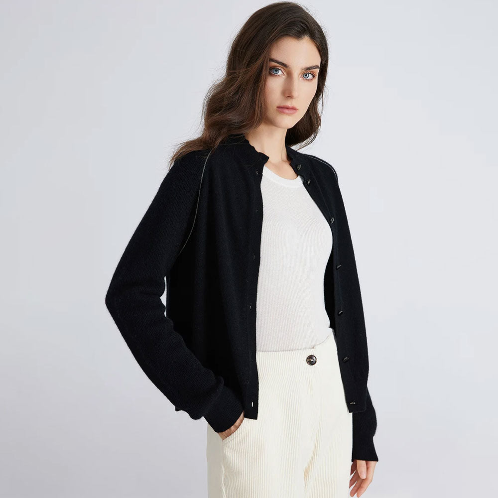 Women's Cashmere Buttoned Cardigan