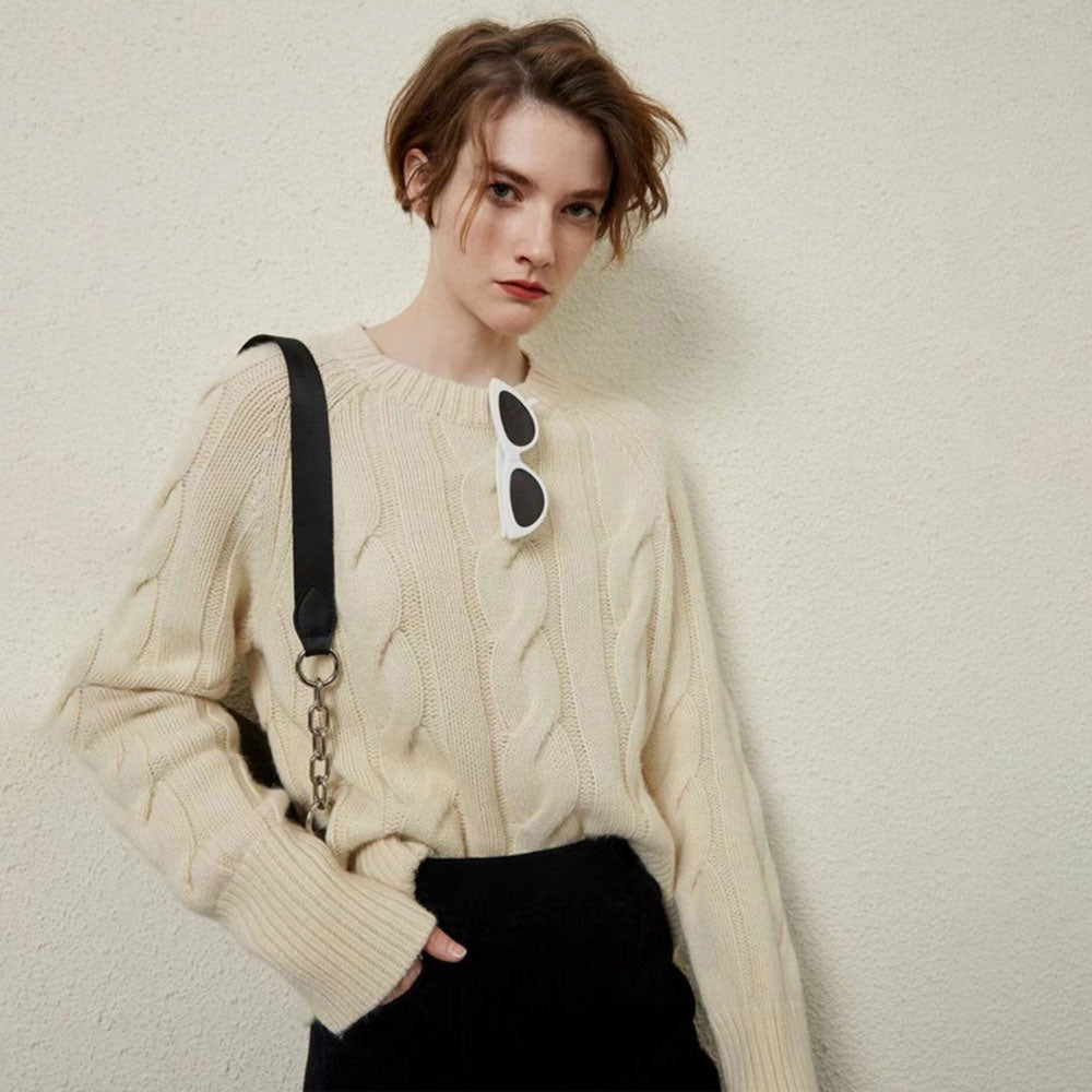 Women's Pure Wool Cashmere Sweater