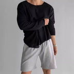 Men's Lightweight Knit Long Sleeve T-Shirt