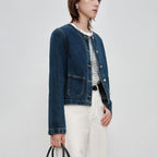 Women's Retro Short Denim Jacket