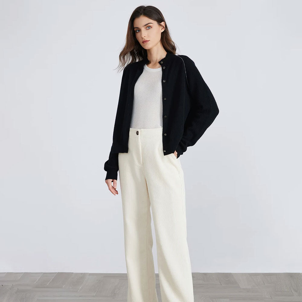 Women's Cashmere Buttoned Cardigan
