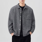 Retro Casual Long-Sleeve Knit Jacket