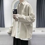 Men's Corduroy Long Sleeve Shirt