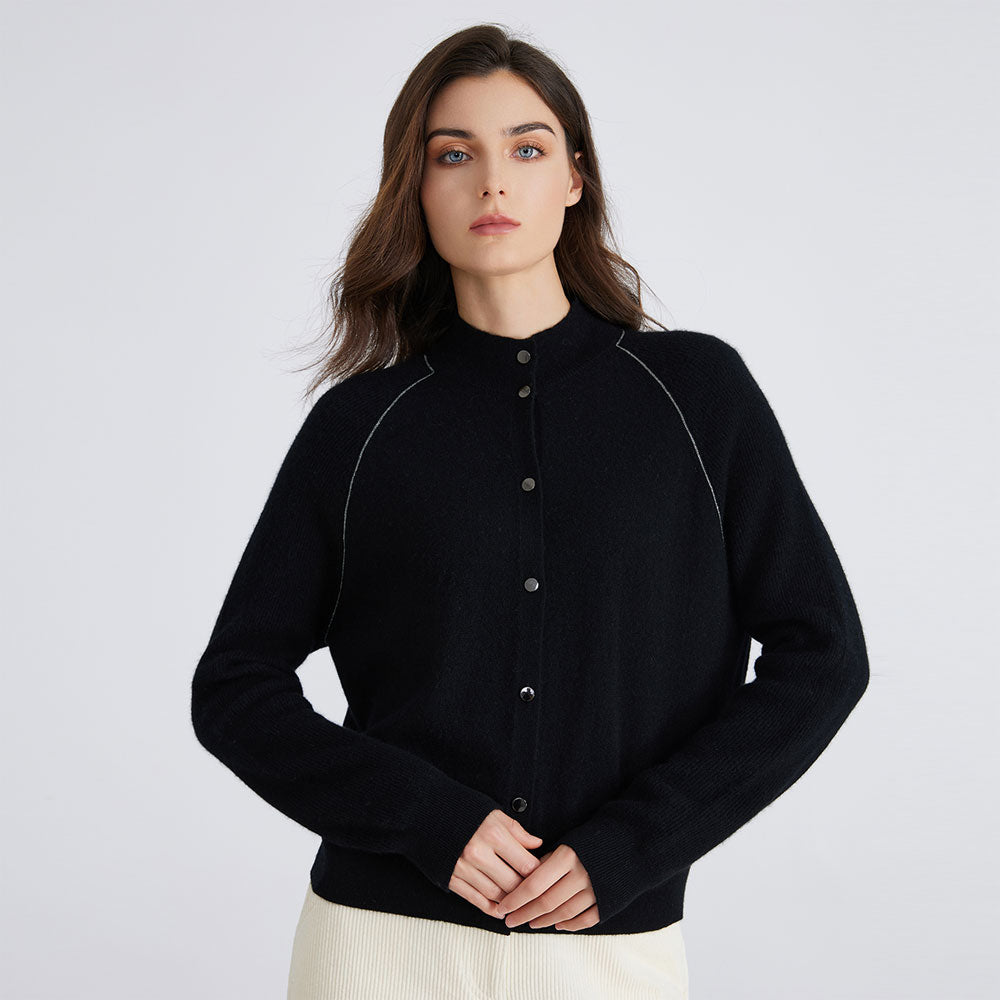 Women's Cashmere Buttoned Cardigan