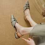 Women's Pointed Toe Slingback Pumps