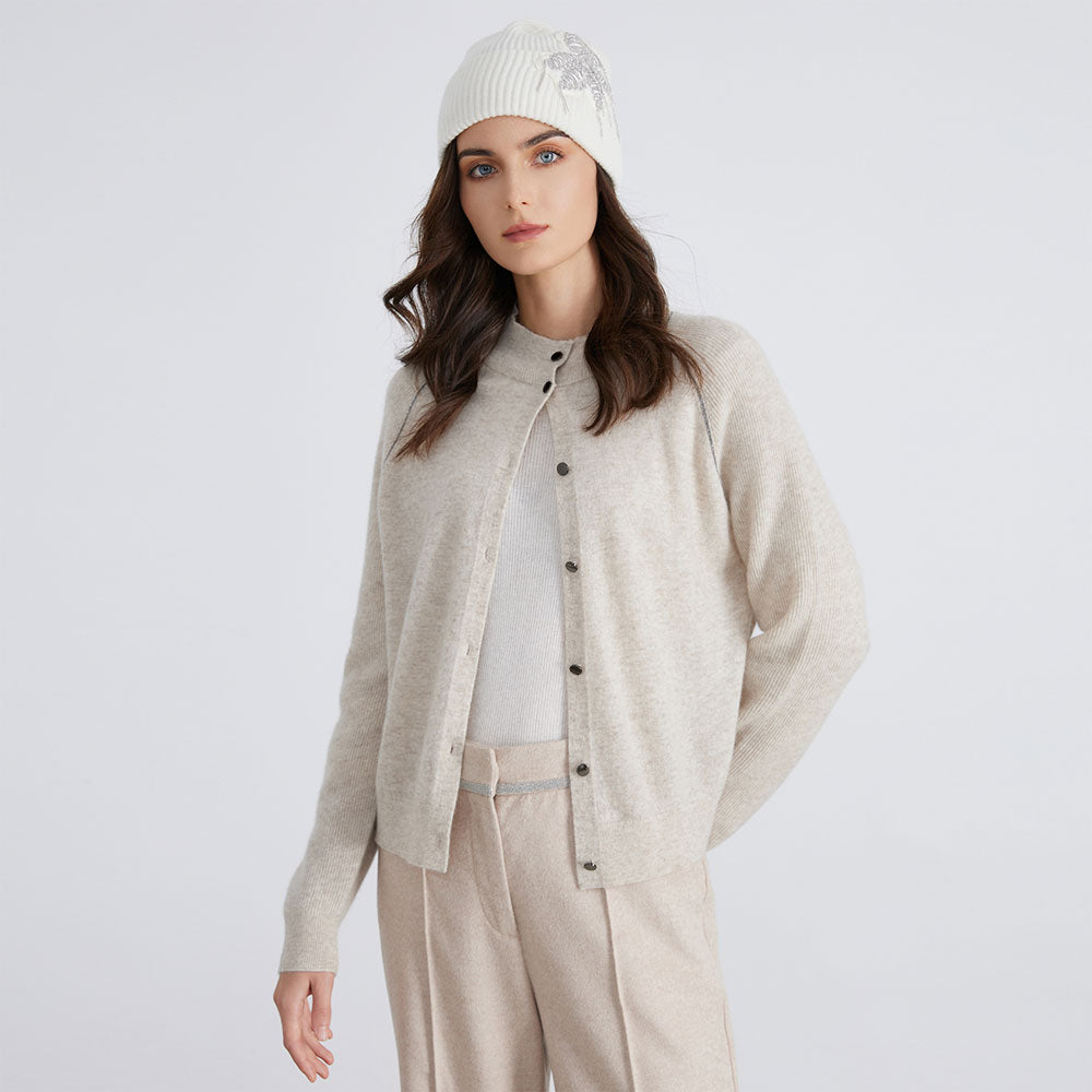Women's Cashmere Buttoned Cardigan