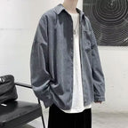 Men's Corduroy Long Sleeve Shirt