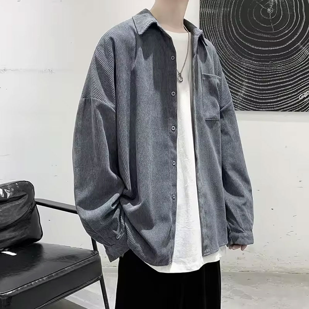 Men's Corduroy Long Sleeve Shirt