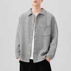 Retro Casual Long-Sleeve Knit Jacket