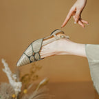 Women's Pointed Toe Slingback Pumps