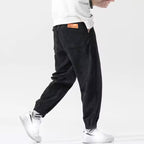 Men's Loose-Fit Corduroy Harem Pants