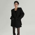 Women's V Neck Single Breasted Blazer