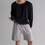 Men's Lightweight Knit Long Sleeve T-Shirt