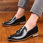 Men’s Pointed Leather Oxford Shoes